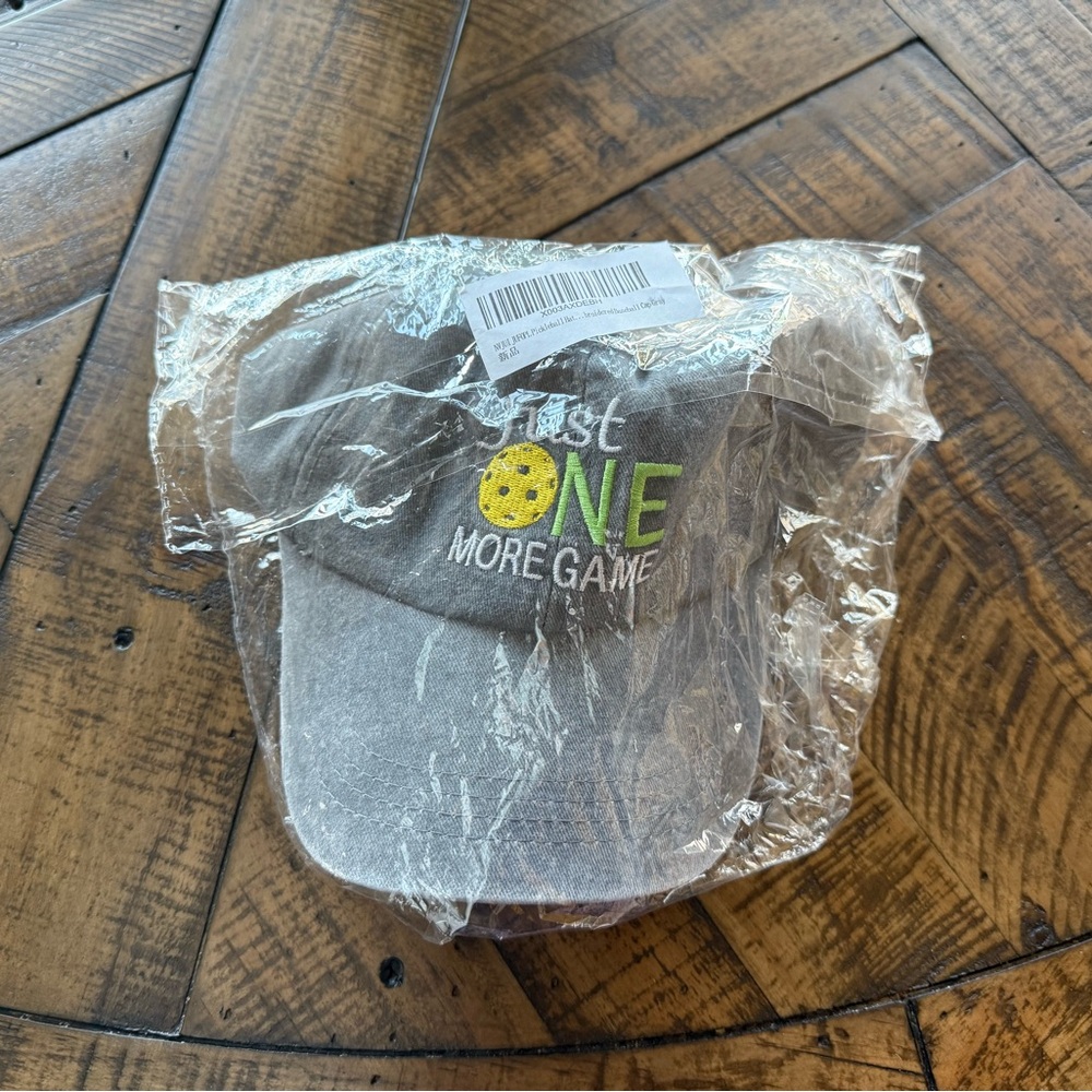 Pickleball Hat “Just One More Game”